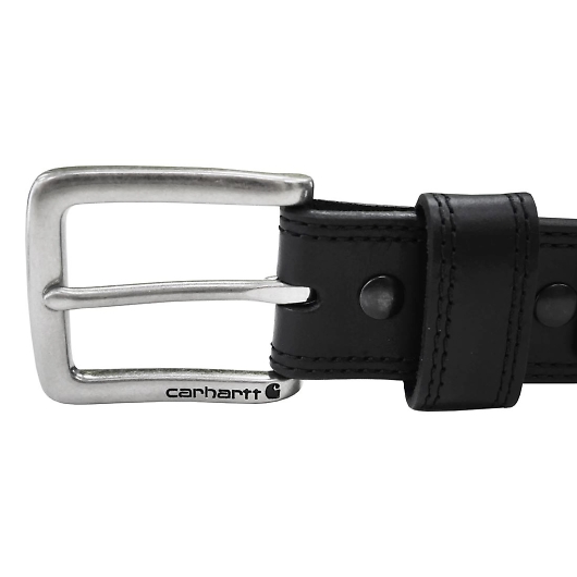 Carhartt J[n[g xg Burnished Leather  Box Buckle Belt 34C`(EGXg81-91cm) ubN~Vo[ A000550300109 摜2