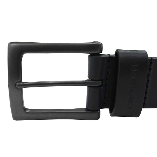 Carhartt J[n[g xg Burnished Leather Box Bucle Belt 34C`(EGXg81-91cm) ubN~ubN A000551000109 摜2