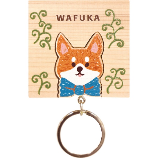 WAFUKA Hinoki keyring�i�Ђ̂��L�[�����O�j �Č� TMK-018 �摜1