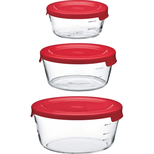 �n���I �ϔM�K���X���ۑ��e�� ��3�Z�b�g ���b�h MST-3018-R �摜1