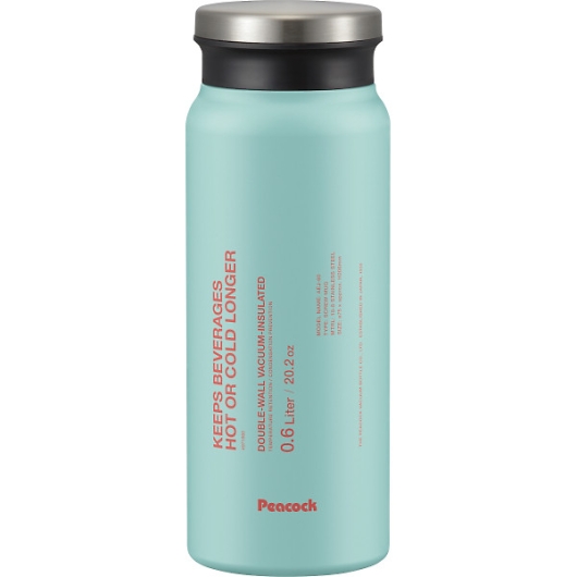 �s�[�R�b�N �X�e�����X�{�g���X�N�����[�}�O�^�C�v�i600ml�j �~���g�u���[ AEJ-60A �摜1