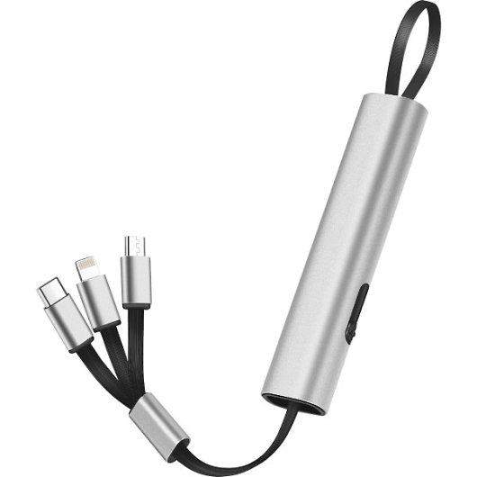 3IN1�}���`�P�[�u�� �V���o�[ SW-165SV �摜1