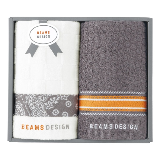 BEAMS DESIGN �`�F�b�J�[�o���_�i �t�F�C�X�^�I��2P �O���[ 51-3139200GY/NB �摜1
