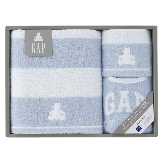 baby GAP �{�[�_�[�x�A �^�I���Z�b�g �u���[ 54-5039300P/B �摜1