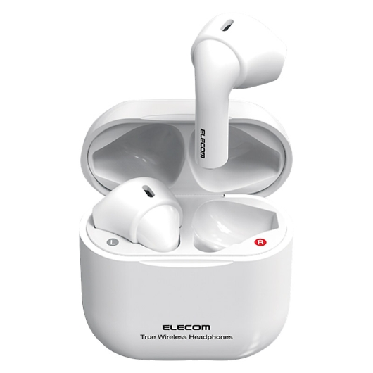 ELECOM ���C�����XBluetooth�w�b�h�z�� �z���C�g LBT-TWS11BK/PN/WH �摜1