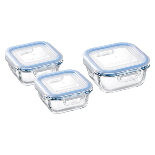 ���b�V�� �ϔM�K���X�e��3P�Z�b�g ME-7396 �摜1