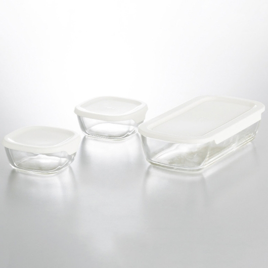 �n���I �ϔM�K���X���ۑ��e��M�T�C�Y3�_�Z�b�g KSTL-M-3006-OW �摜1