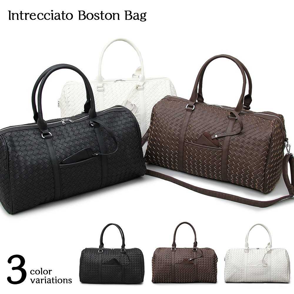 REGISTA WX^ INTRECCIATO BOSTON BAG Cg`[g {XgobO ҂ݍ U[ s΂ 505 摜1