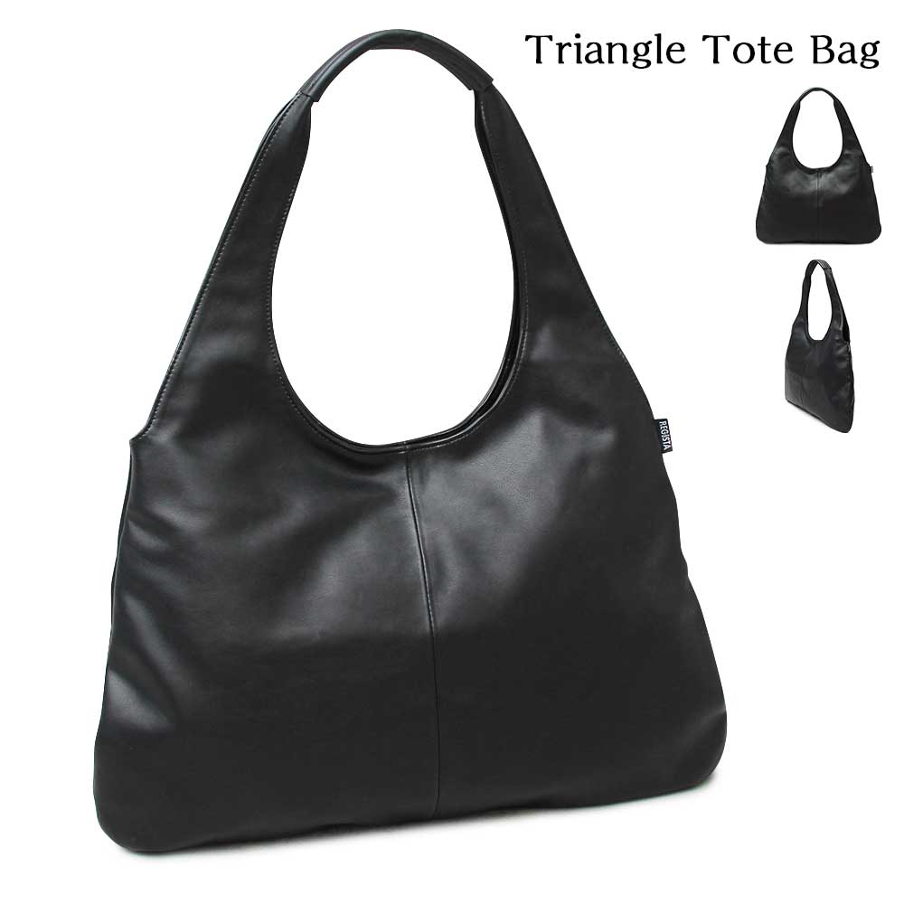 REGiSTA WX^ TRIANGLE TOTE BAG gCAO g[gobO 񂰂΂ ubN 658 摜1