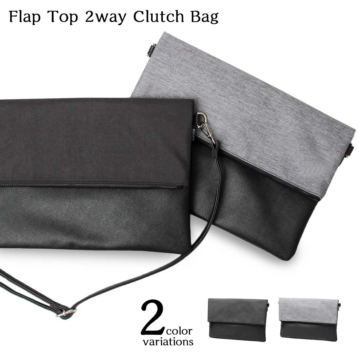 REGiSTA WX^ FLAP TOP 2WAY CLUTCH BAG tbvgbv 2EFC Nb`obO ZJhobO ubN O[ 669 摜1