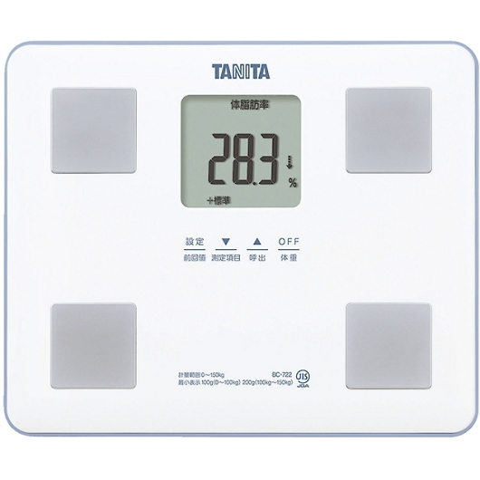 TANITA �^�j�^ �̑g���v �z���C�g BC-722-WH �摜1