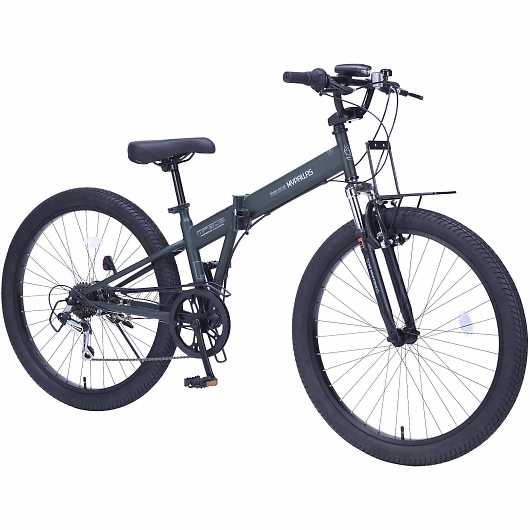 My Pallas �}�C�p���X MF-608-GR MONDEO MASTER �Z�~�t�@�b�g�o�C�N 26�C���` F�T�X 6�i�ϑ� �܏􎩓]�� �~���^���[�O���[�� �摜3