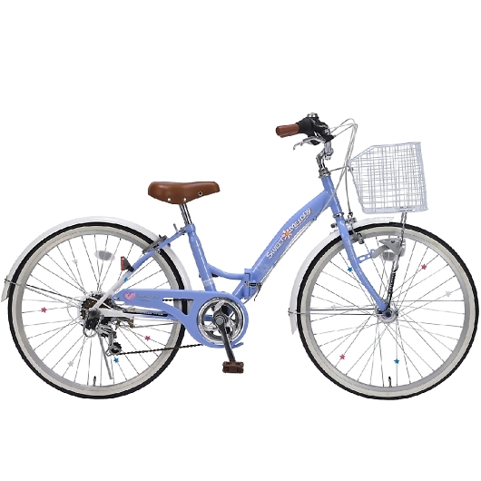 My Pallas �}�C�p���X M-804F-BL 24�C���` 6�i�ϑ� �q���p �I�[�g���C�g �܏􎩓]�� ���x���_�[�u���[ �摜1