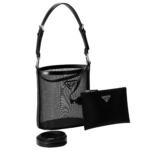 PRADA v_ nhobO 1BE061 RETE/SPAZZO HOO/NER 摜2
