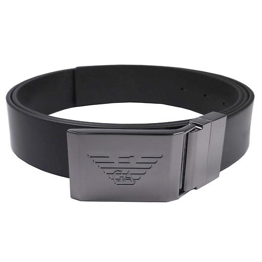 EMPORIO ARMANI G|IA}[j U[xg 3.5cm ]o[Vu Y K^ubN Y4S504 Y132J 89861 摜1