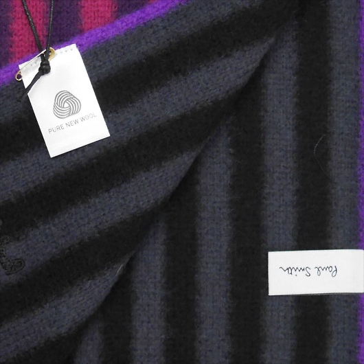 PAUL SMITH |[X~X }t[ 2020NH~ MEN SCARF REVERSE STRP M1A-421F-ES10-59 摜2