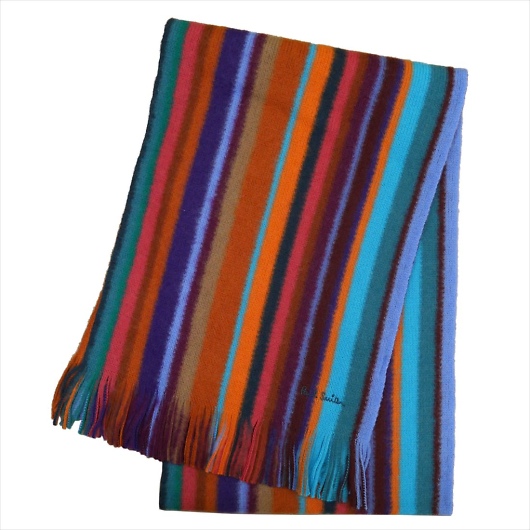 PAUL SMITH |[X~X }t[ 2020NH~ MEN SCARF ORION STRP M1A-422F-ES10-28 摜1