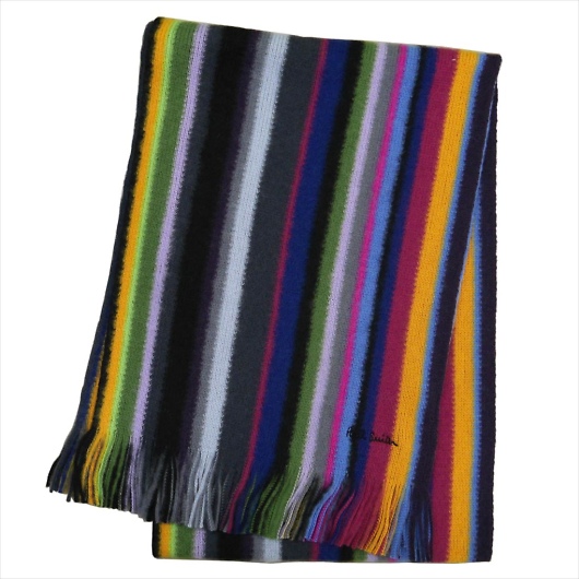 PAUL SMITH |[X~X }t[ 2020NH~ MEN SCARF ORION STRP M1A-422F-ES10-76 摜1