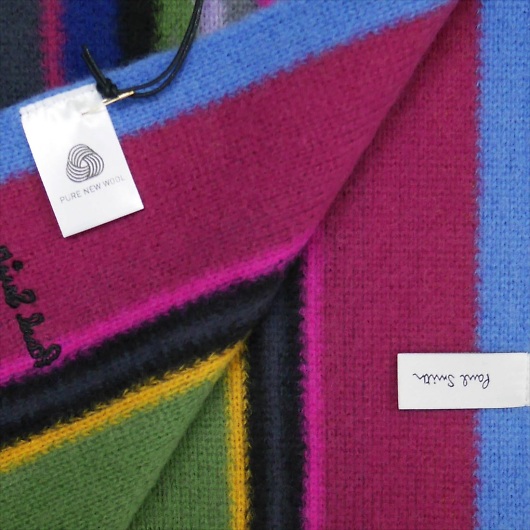 PAUL SMITH |[X~X }t[ 2020NH~ MEN SCARF ORION STRP M1A-422F-ES10-76 摜2