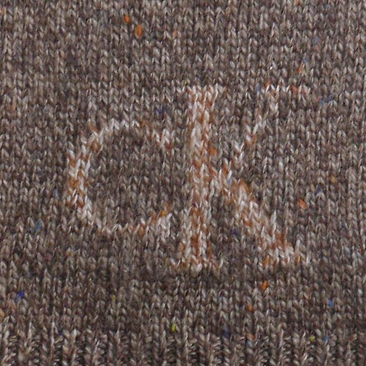 Calvin Klein JoNC lbv }t[ TWEED MONOGRAM SCARF / COFFEE LIQUEUR (TWEED) / CK200319-200 摜3