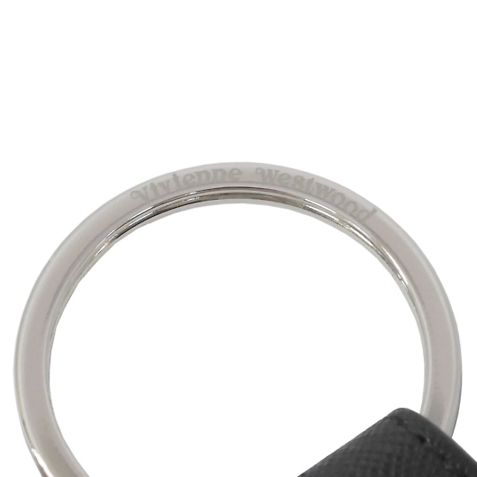 Vivienne Westwood BBAEGXgEbh L[O SAFFIANO 3D ORB SILVER 82030080-OM0009-LA BLACK SILVER~BLACK 摜2