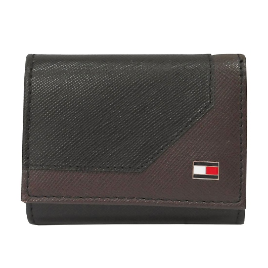TOMMY HILFIGER g~[qtBK[@SAFFIANO@RCP[X@250009black Brown ubNuE 摜1