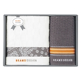 BEAMS DESIGN �`�F�b�J�[�o���_�i �o�X�^�I��&�t�F�C�X�^�I�� �O���[ 51-3139400GY/NB