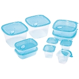 �N���A�u���[�R���e�i�����^�b�`10�Z�b�g CB-10PC