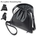 REGiSTA WX^ PU LEATHER DRAWSTRING BAG PUU[ h[XgOobO 2WAY ВobO V_[obO ubN 618