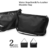 REGiSTA WX^ WATER REPELLENT & PU-LEATHER SHOULDER BAG  |  V_[obO ubN 659