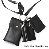 glabella Ox MULTI RING SHOULDER BAG }`OV_[obO J[hP[X  X}zP[X ubN gl-005