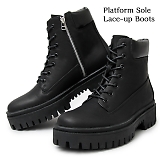 glabella Ox PLATFORM SOLE LACE UP BOOTS vbgtH[ \[ [XAbv V[gu[c glbb-210