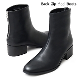 glabella Ox BACK ZIP HEEL BOOTS obN Wbv q[ V[gu[c glbb-239