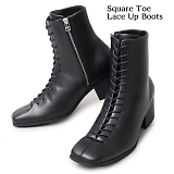 glabella Ox SQUARE TOE LACE UP BOOTS XNGA gD u[c [XAbv V[gu[c glbb-245