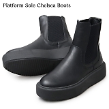 glabella Ox PLATFORM SOLE CHELSEA BOOTS vbgtH[ \[ `FV[u[c V[gu[c glbb-251