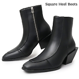 glabella Ox SQUARE HEEL BOOTS  V[gu[c XNGA q[ u[c glbb-274