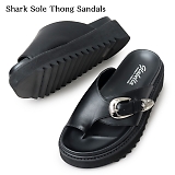 glabella Ox SHARK SOLE THONG SANDALS V[N \[ gO T_ ubN glbt-264