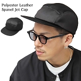 Mr.COVER ~X^[Jo[ POLYESTER LEATHER 5PANEL JET CAP |GXeU[ 5pl WFbg Lbv ubN mc-2022