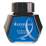 WATERMAN ウォーターマン ボトルインク セレニティブルー（フロリダブルー） 50ml S0110720 （旧 S2270130）