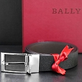 BALLY バリー BLACK CALF PRINTED ベルト ブラック×ブラック 6181999