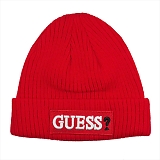 GUESS ゲス ニット帽 帽子 ニットキャップ レッド系 AI4A8859DS-RED 
