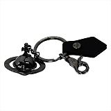 Vivienne Westwood BBAEGXgEbh L[O SAFFIANO 3D ORB 8203010EU-OM0009-N405 GUNMETAL GUNMETAL~BLACK